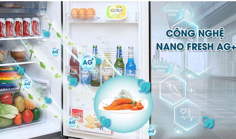 thinh-phat-Tủ lạnh AQua công nghệ nano Fresh Ag+