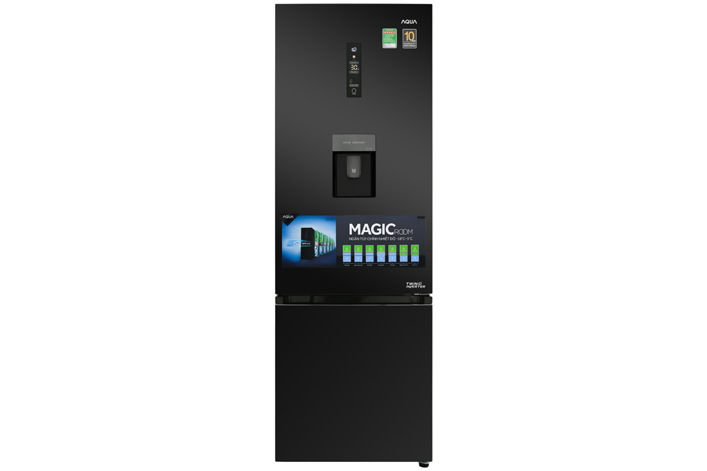 Tủ lạnh Aqua AQR-IW378EB BS Inverter 320 lít