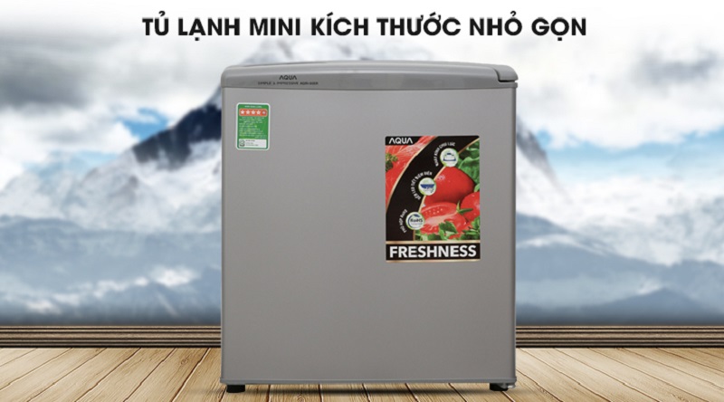 Tủ lạnh Aqua 50 lít AQR-55ER(SS)
