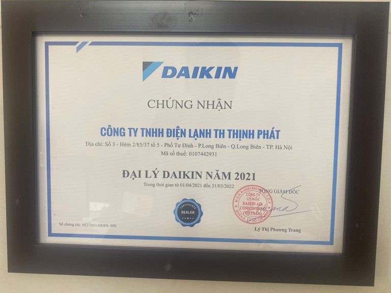 thinh-phat-Chứng nhận đại lý Daikin