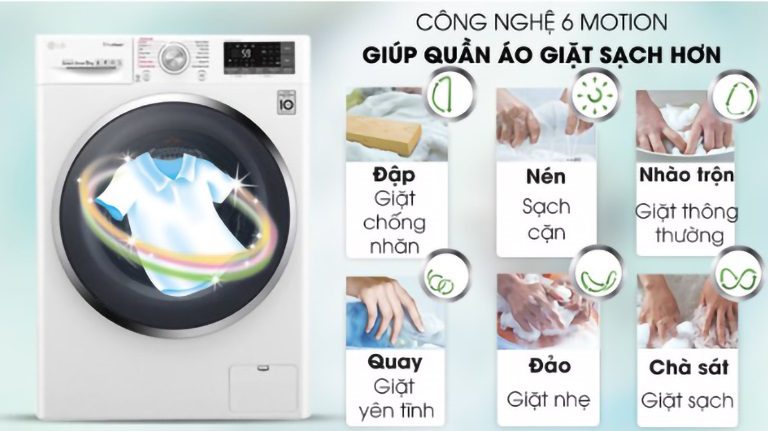 thinh-phat-Công nghệ 6 Motion DD trên máy giặt LG