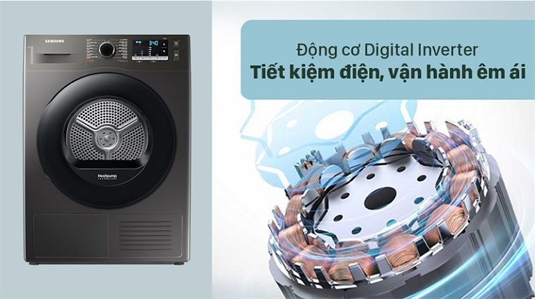 thinh-phat-Máy giặt Samsung DV90TA240AX SV tiết kiệm điện
