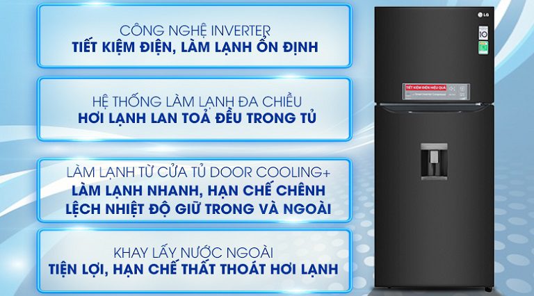thinh-phat-Tủ lạnh LG GN-D422BL 393 lít giá tại kho