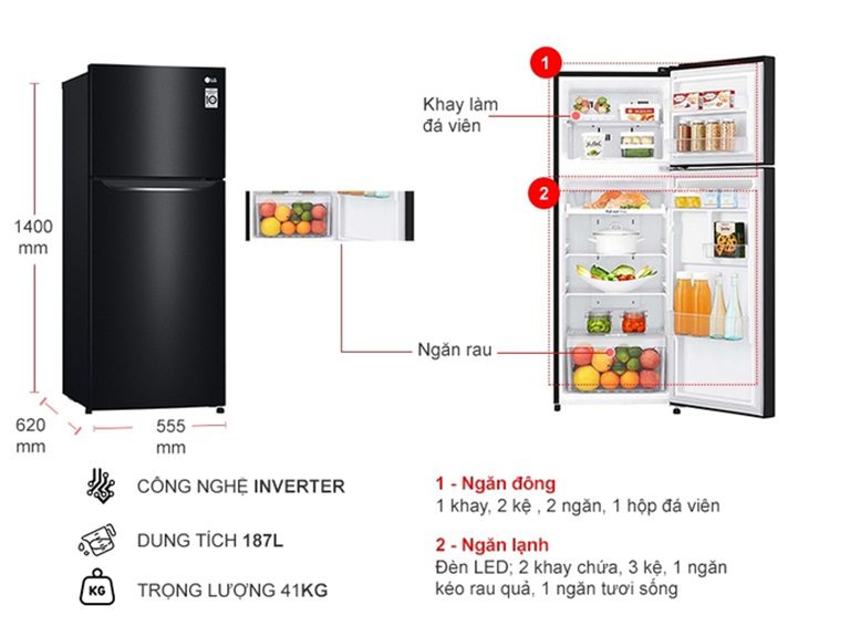 thinh-phat-Tủ lạnh LG GN-L205WB giá rẻ chất lượng