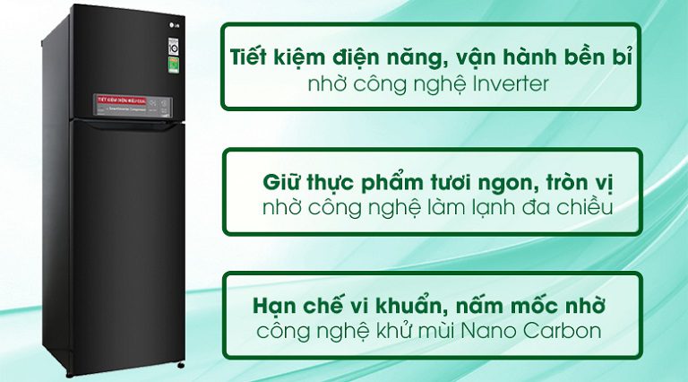 thinh-phat-Tủ lạnh LG GN-M255BL 255 lít inverter giá rẻ