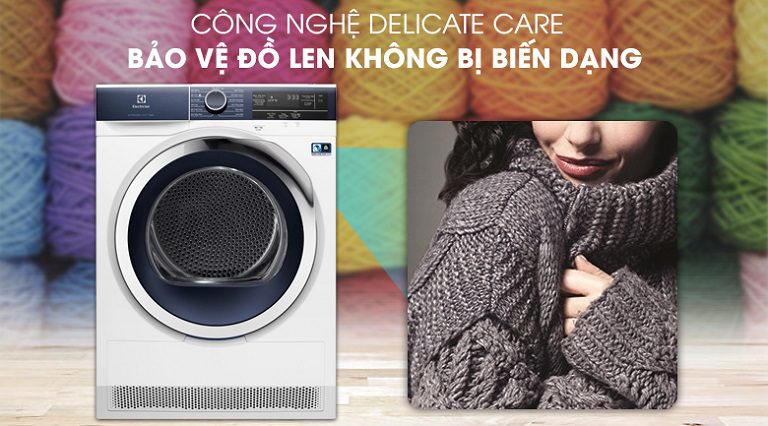 electrolux-edh903bewa công nghệ delicate care