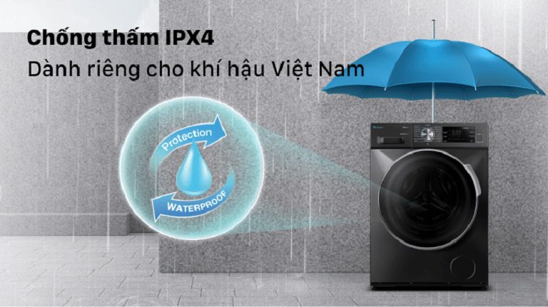 thinh-phat-Máy giặt Casper chống thấm IPX4