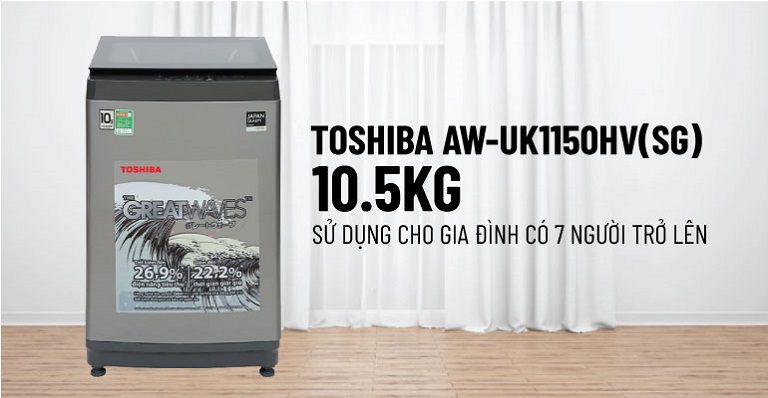 thinh-phat-Máy giặt Toshiba 10.5kg AW-UK1150HV(SG)