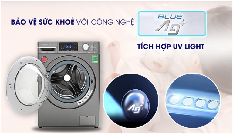 thinh-phat-Máy giặt panasonic Blue Ag+