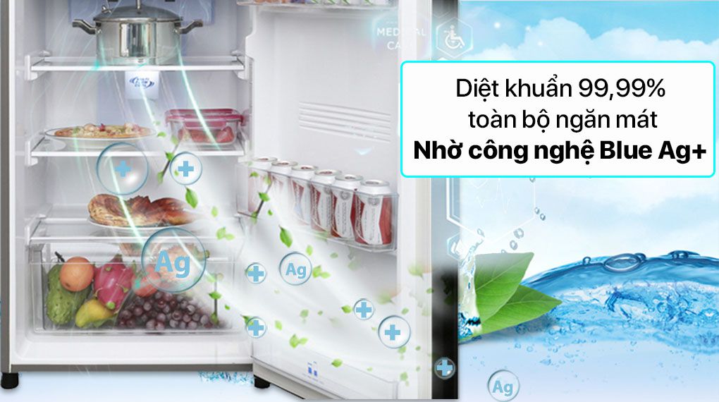 Tủ lạnh Panasonic 306 lít NR-TV341VGMV Inverter, diệt khuẩn 