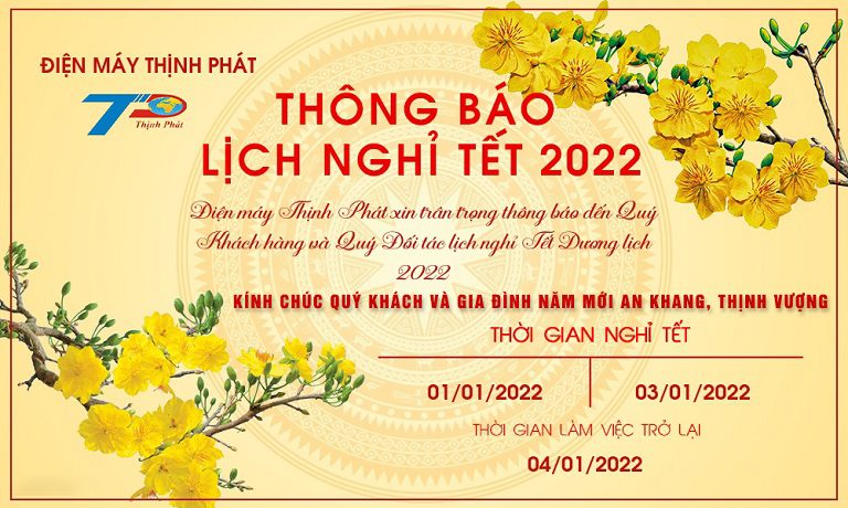 thinh-phat-Thông báo nghỉ tết dương lịch 2022