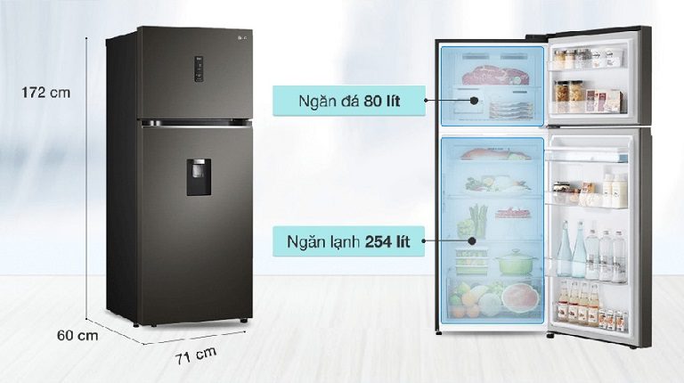 Tủ lạnh LG GN-D332BL 334 lít