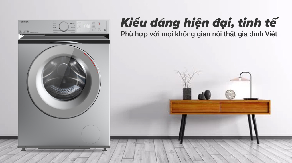 Máy giặt Toshiba 8.5 kg TW-BL95A4V(SS), HIện đại 