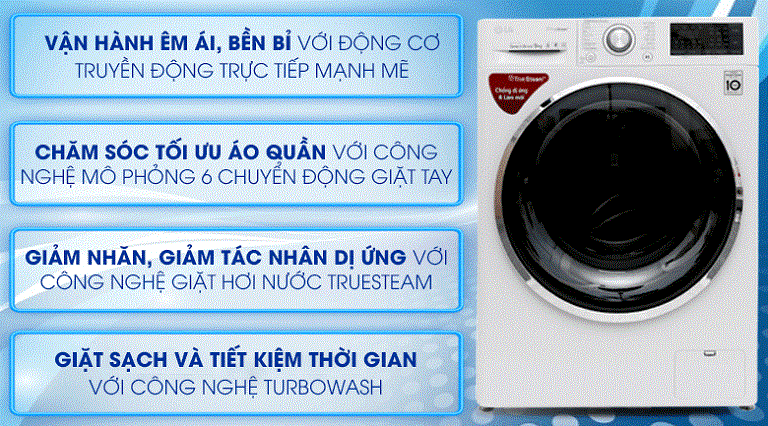 thinh-phat-Công nghệ nổi bật trên Máy giặt LG