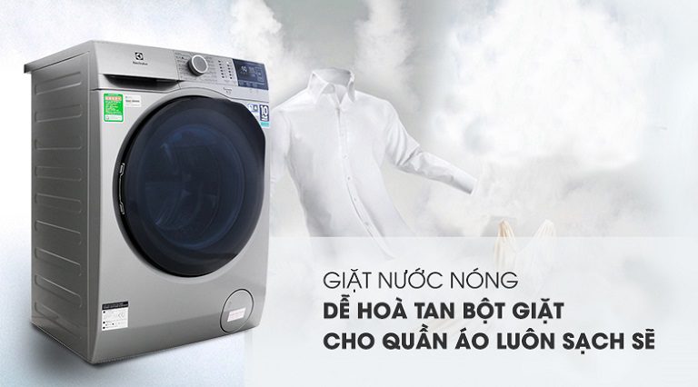 Tìm hiểu về chế độ giặt nước nóng và chế độ giặt hơi nước trên máy giặt