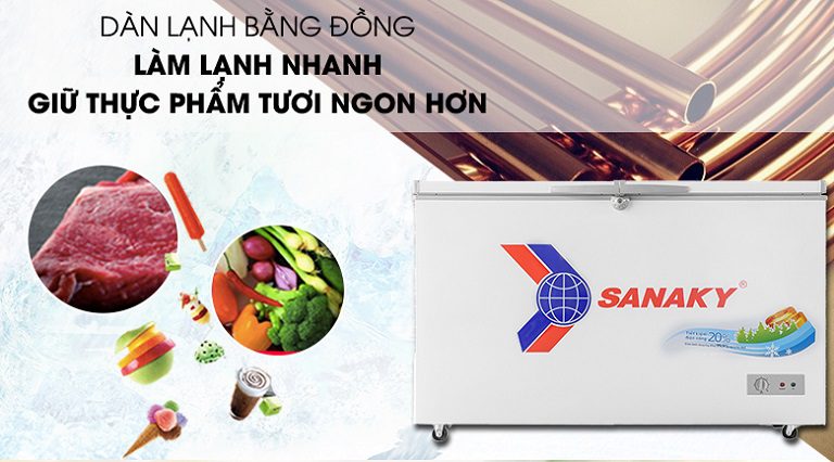 thinh-phat-Tủ đông Sanaky VH-5699HY dàn lạnh đồng