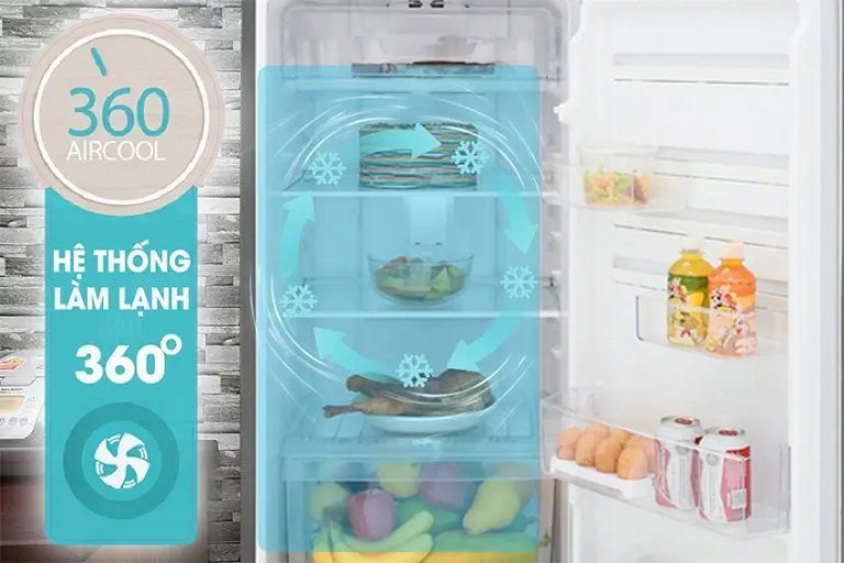 thinh-phat-Tủ lạnh Electrolux ETB2802H-A làm lạnh 360