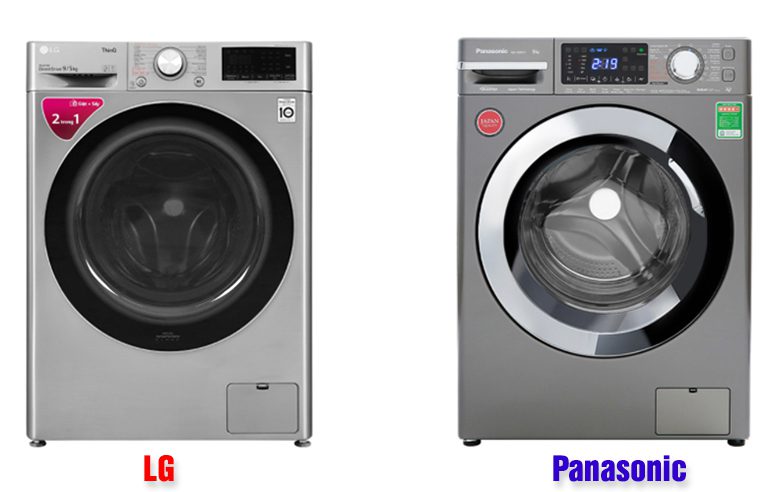 So sánh máy giặt LG và Panasonic