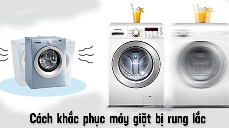 thinh-phat-Cách khắc phục máy giặt bị rung lắc