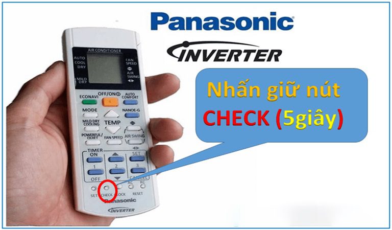 thinh-phat-Check mã lỗi trên điều khiển điều hòa Panasonic