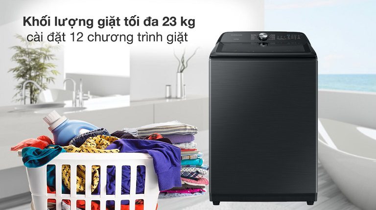 thinh-phat-Máy giặt Samsung WA23A8377GV-SV 12 chương trình giặt