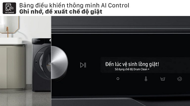 thinh-phat-Samsung WD21T6500GV SV bảng điều khiển