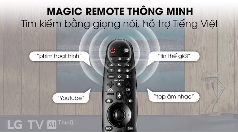 thinh-phat-Tivi LG 70NANO75SQA Tìm kiếm bằng giọng nói