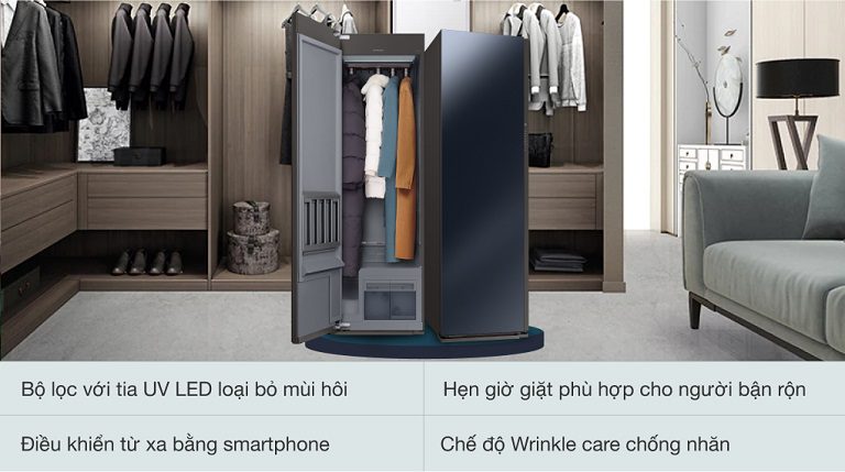 thinh-phat-Tủ chăm sóc quần áo Samsung DF10A9500CG-SV