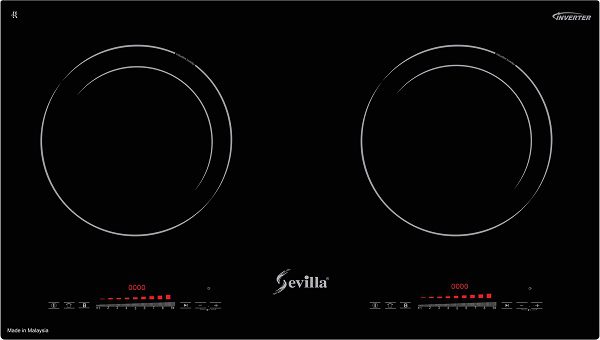 Bếp từ đôi Sevilla SV-M200T inverter 2 vùng nấu