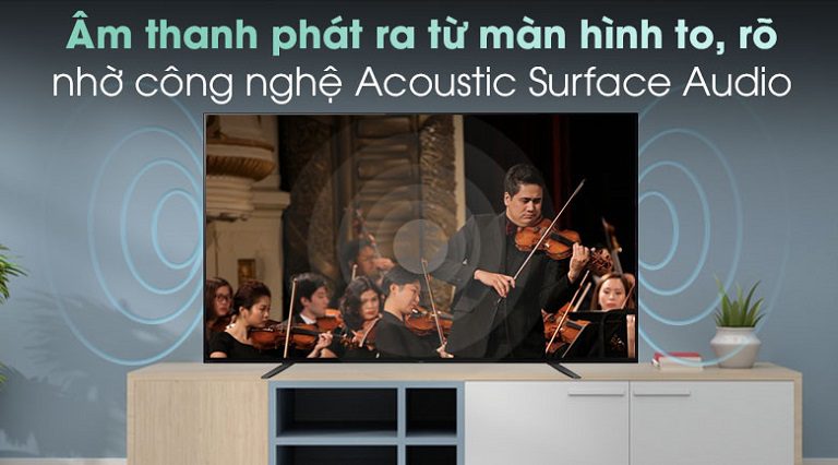 thinh-phat-Tivi Sony XR-65A80K Công nghệ Acoustic Surface Audio