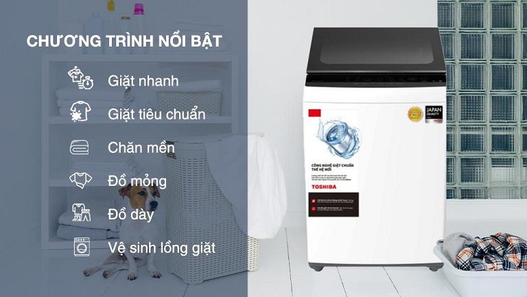 thinh-phat-Máy giặt Toshiba AW-M901BV(WK) giặt thông minh