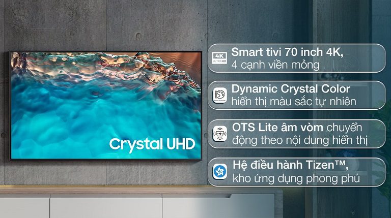 thinh-phat-Smart Tivi Samsung UA70BU8000 bộ xử lý