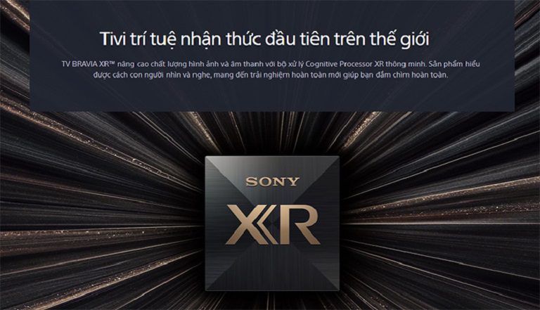 thinh-phat-Tivi Sony Bộ xử lý Cognitive Processor XR