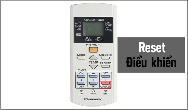 thinh-phat-Reset điều khiển máy lạnh Panasonic