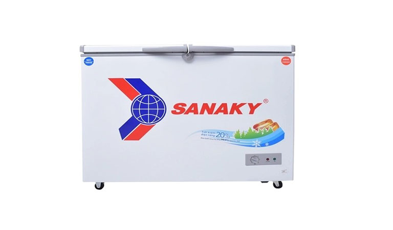 Thiết kế của tủ Đông Mát Sanaky 400L Dàn Đồng VH-4099W1N