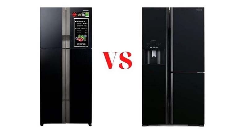 So sánh tủ lạnh Panasonic và Hitachi