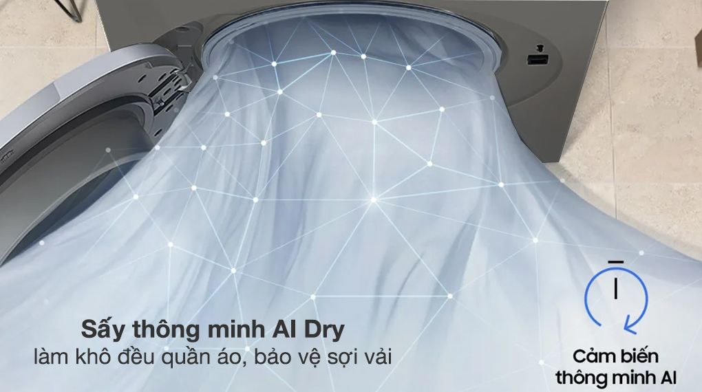 Công nghệ sấy cảm biến thông minh AI Dry