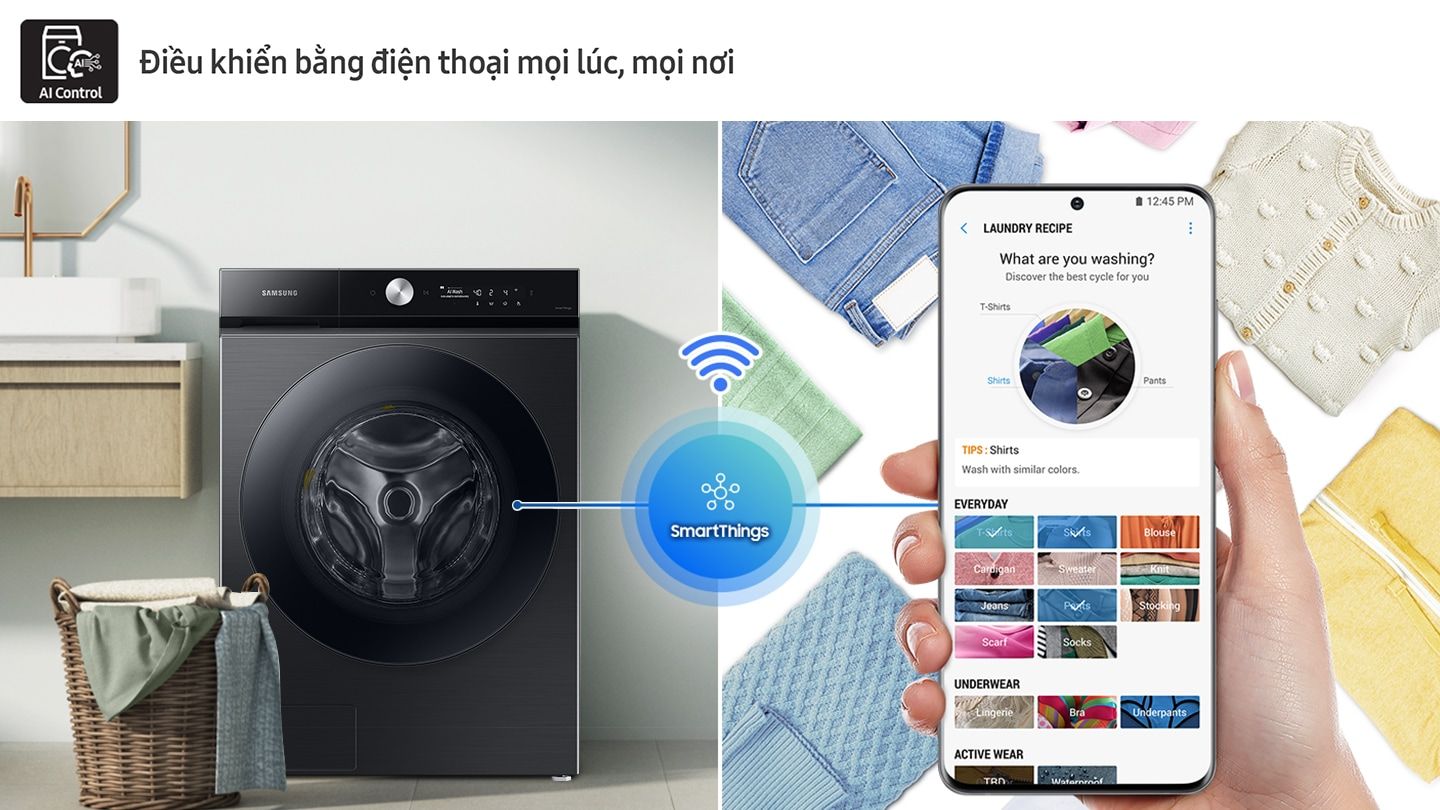 công nghệ điều khiển từ xa thông minh qua ứng dụng SmartThings