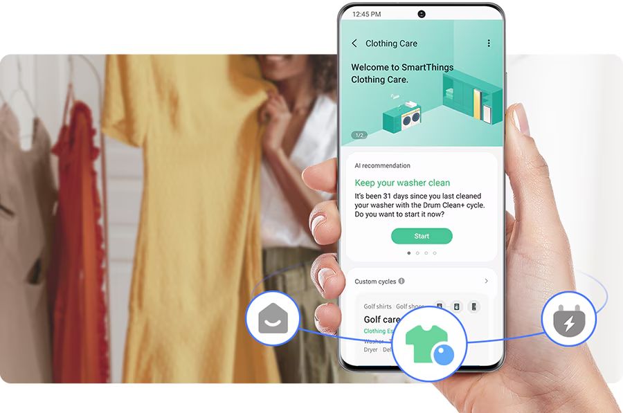 công nghệ điều khiển từ xa thông minh qua ứng dụng SmartThings