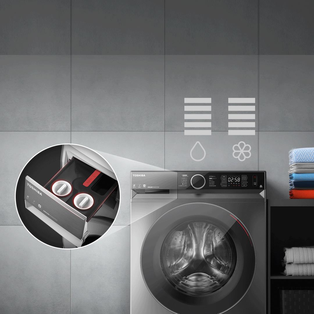thinh-phat-Bên cạnh đó, máy giặt sấy Toshiba TWD-BM115GF4V(SK) có nhiều công nghệ đặc biệt: 