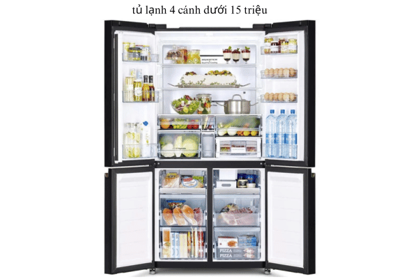 TOP 3 mẫu tủ lạnh 4 cánh dưới 15 triệu đáng mua nhất [2023]