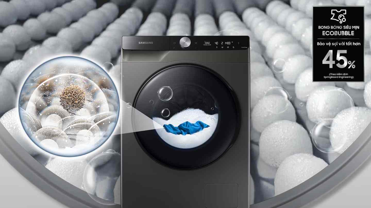 thinh-phat-công nghệ giặt hiện đại với bong bóng siêu mịn Ecobubble™