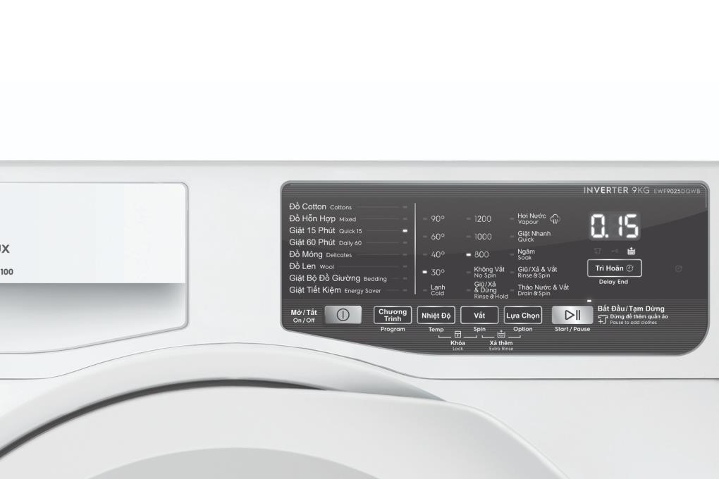 thinh-phat-Các chương trình giặt hiện đại trên máy giặt Electrolux EWF9025DQWB
