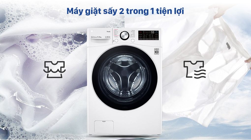 Máy giặt sấy 2 trong 1 là gì?