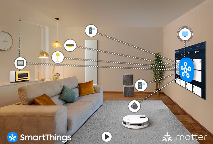 Điều khiển kết nối thông minh với ứng dụng SmartThings