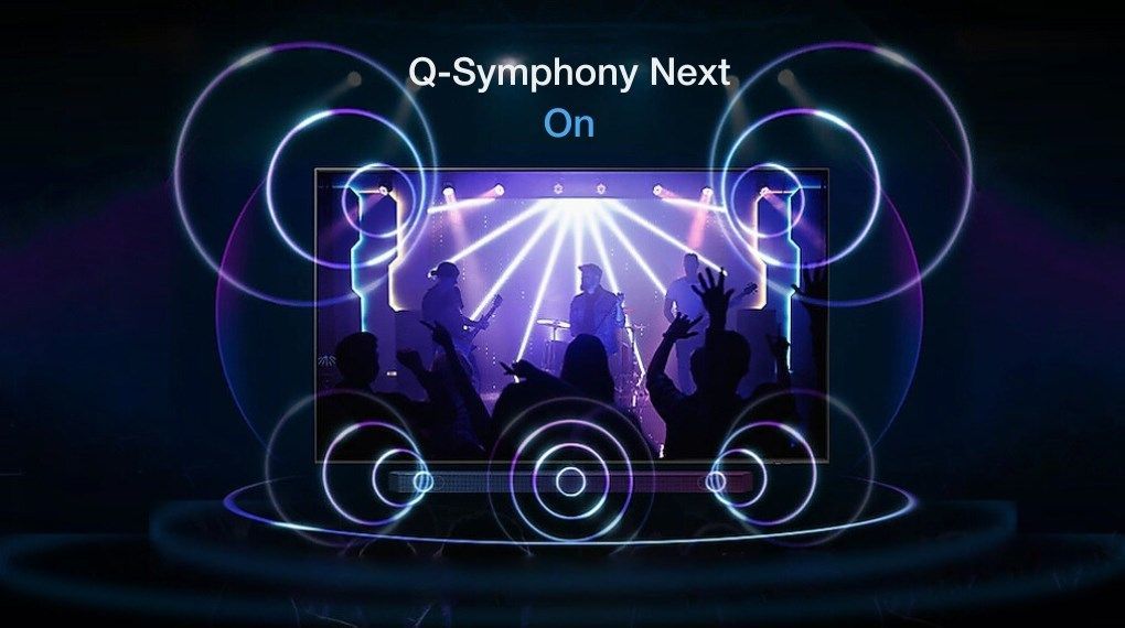 Công nghệ Q - Symphony Next tạo nên âm thanh vòm cực chất 