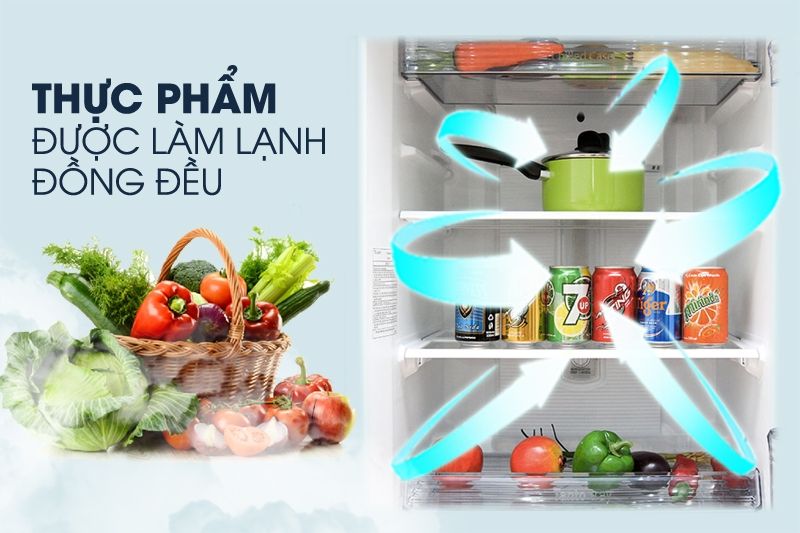 Đảm bảo thực phẩm được làm lạnh đồng đều