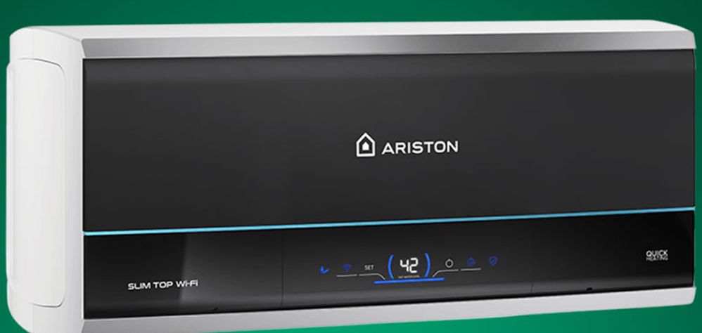 Ariston SLIM3 20 TOP WIFI VN thuộc kiểu dáng bình ngang, kích thước khá nhỏ gọn