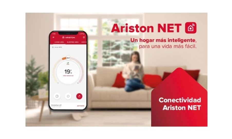 Bình nóng lạnh Ariston đã được trang bị Wifi kết nối dễ dàng