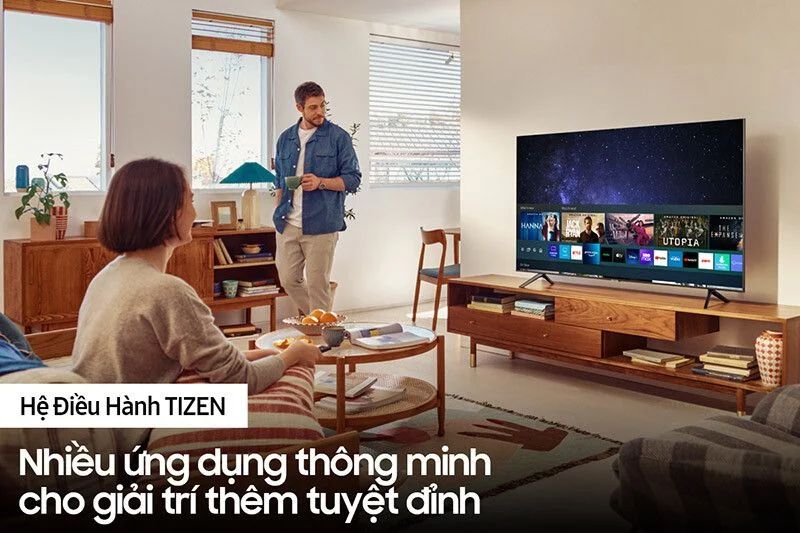 Hệ điều hành Tizen với nhiều ứng dụng giải trí thông minh